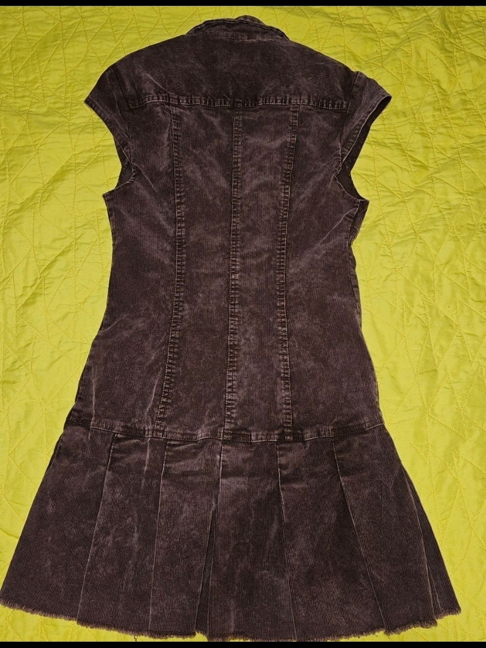 UO Jazzy corduroy mini dress  Urban outfitters cowgirl dress country size medium - Picture 4 of 8